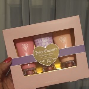 Juicy Couture Hand Lotion Trio - Pink, Purple, Peach